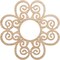 Ekena Millwork Cohen Wood Fretwork Pierced Ceiling Medallion, Alder, 16"OD x 5 1/2"ID x 1/4"T CMWP16X16X0250COAL - alternate 1